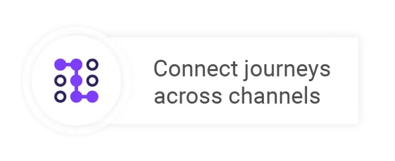 Connect journey across channels